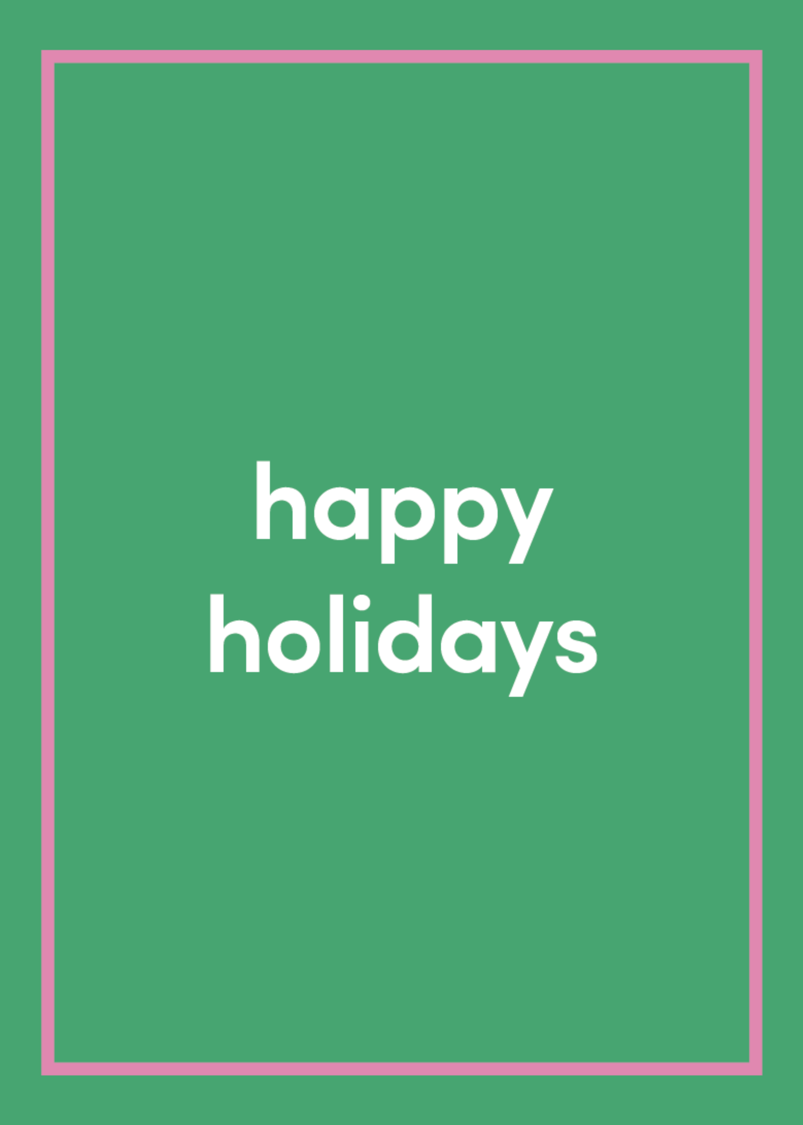 Happy Holidays Greeting Card Z8