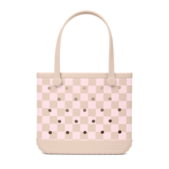 Baby - Checkered Linen/ Pink Marshmallow Q7