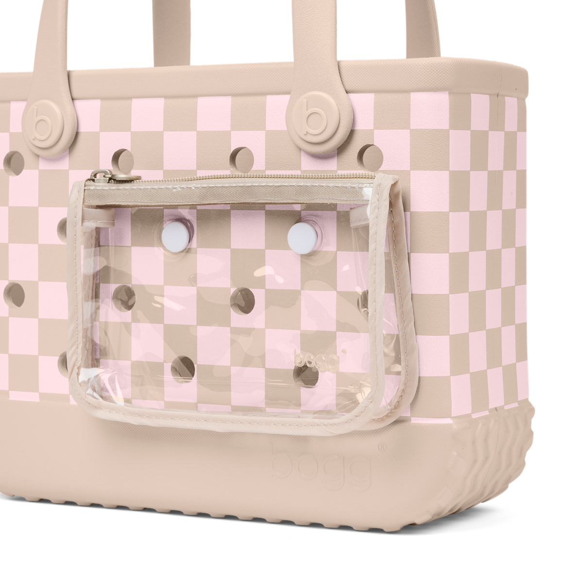 Bitty - Checkered Linen/ Pink Marshmallow X4