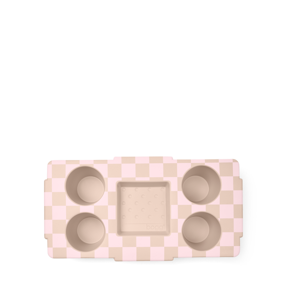 Top o' the to Ya - Checkered Linen/ Pink Marshmallow V5