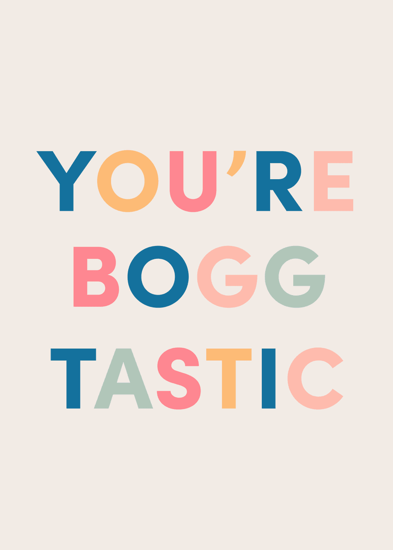 You're Boggtastic Greeting Card H2