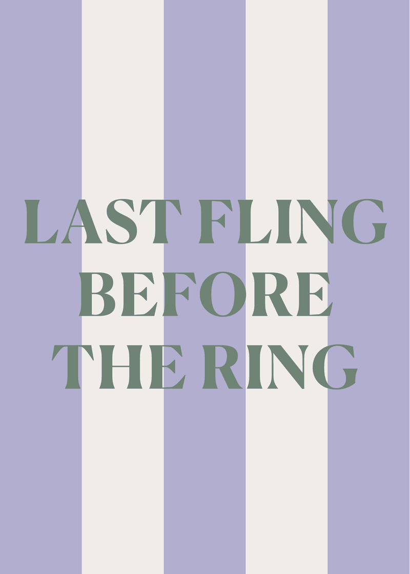 Last Fling Greeting Card Q7