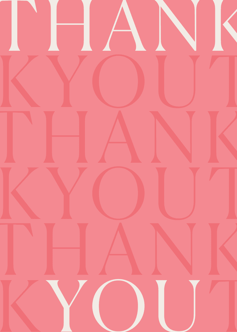 Thank You Greeting Card I6