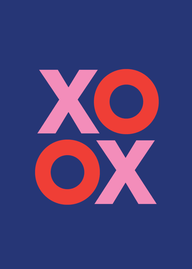 XOXO Greeting Card G1