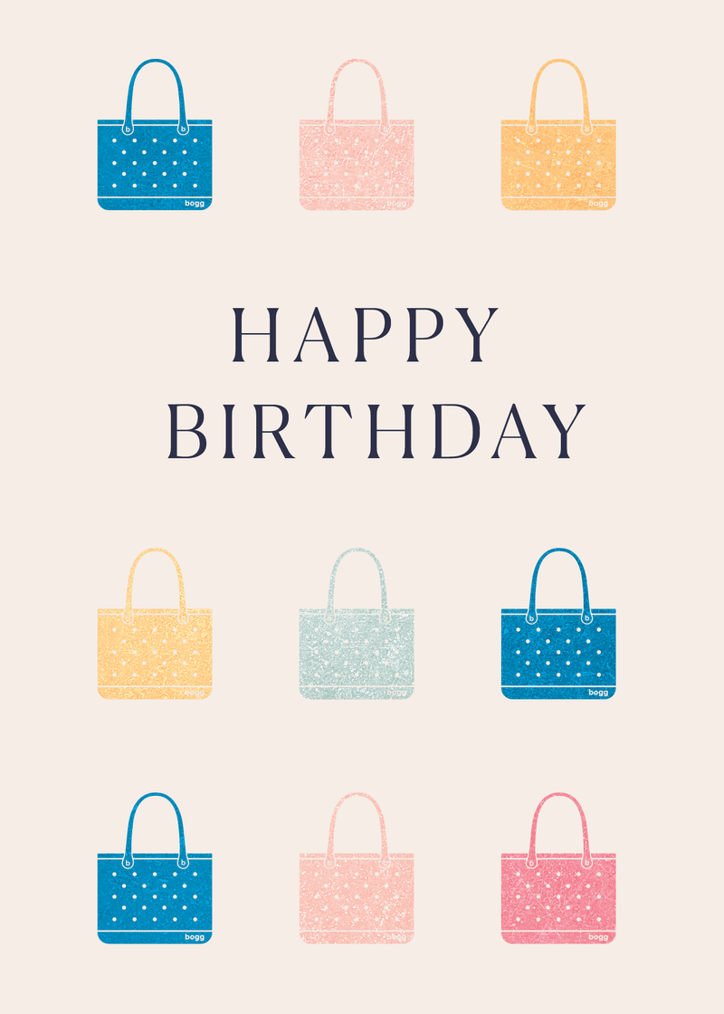 Happy Birthday Totes Greeting Card M5