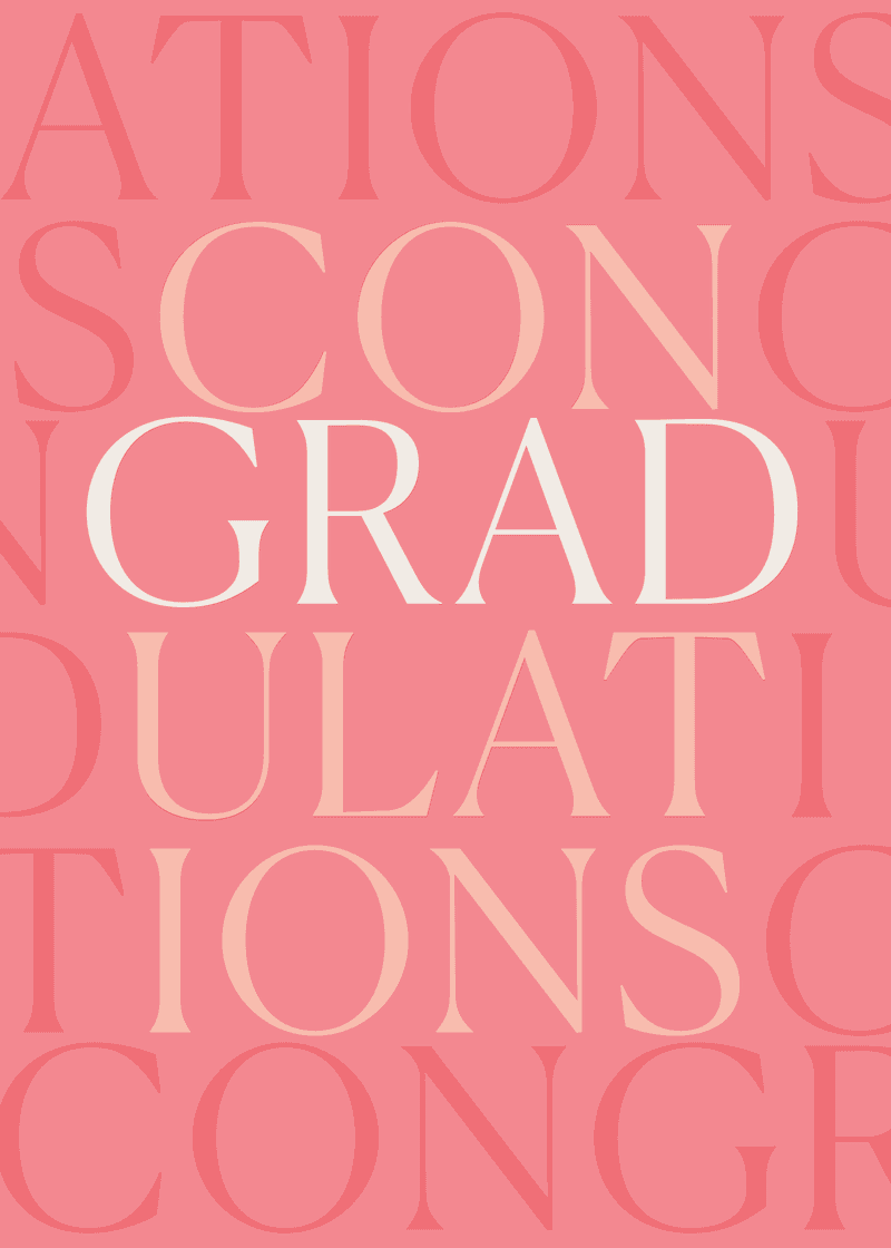 Graduation Congratulations Greeting Card C6