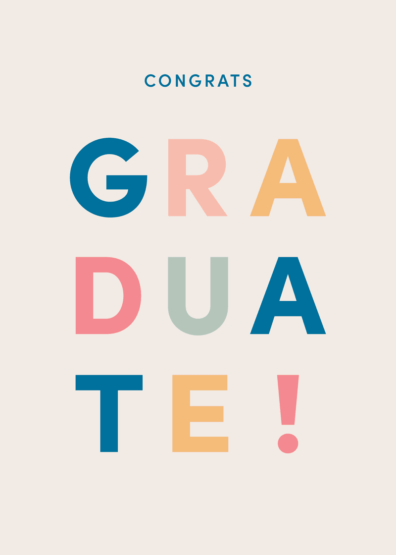 Graduation Graduate Greeting Card K5