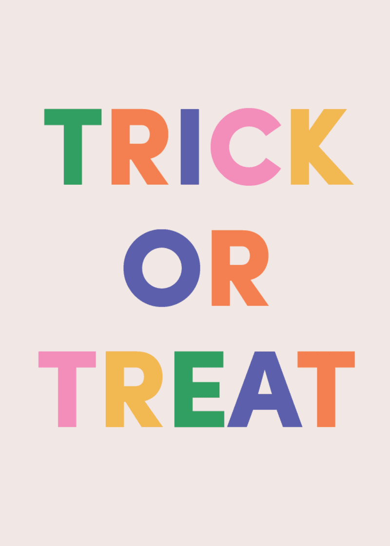 Trick or Treat Greeting Card G0