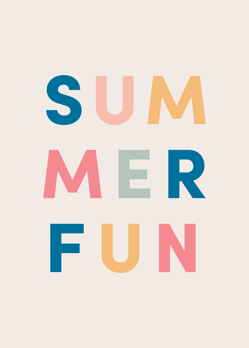 Summer Fun Greeting Card O5