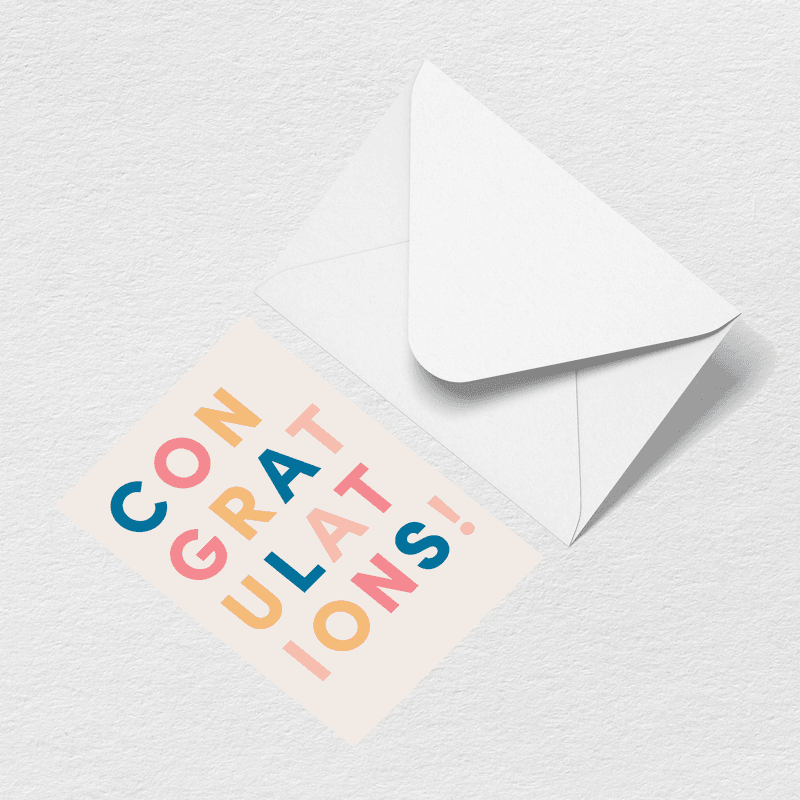 Congratulations Greeting Card N2