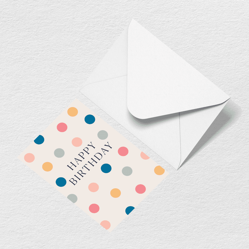Happy Birthday Greeting Card V9
