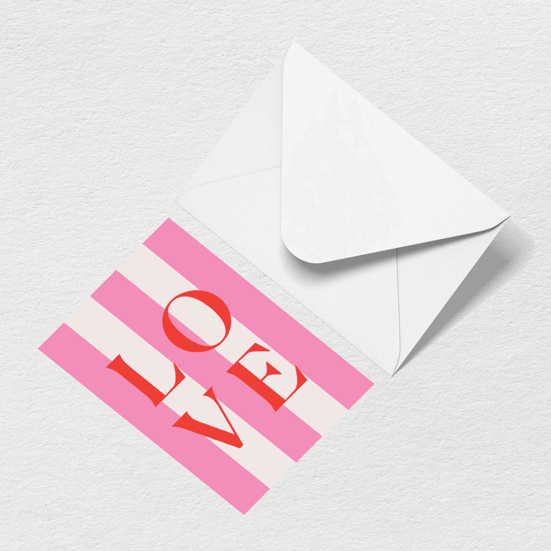 Love Greeting Card K9