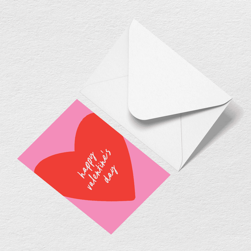 Happy Valentine's Day Greeting Card V8