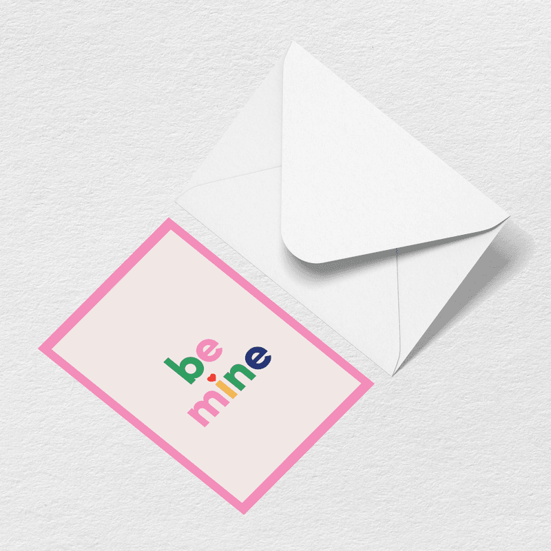 Be Mine Greeting Card Z0