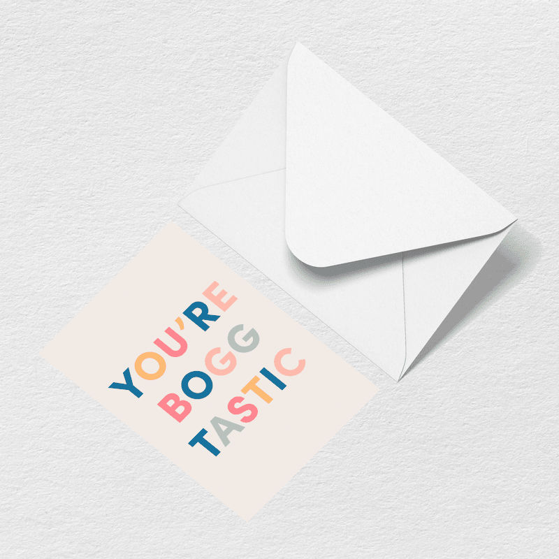 You're Boggtastic Greeting Card H2
