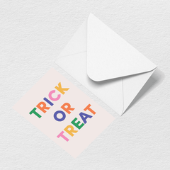 Trick or Treat Greeting Card G0