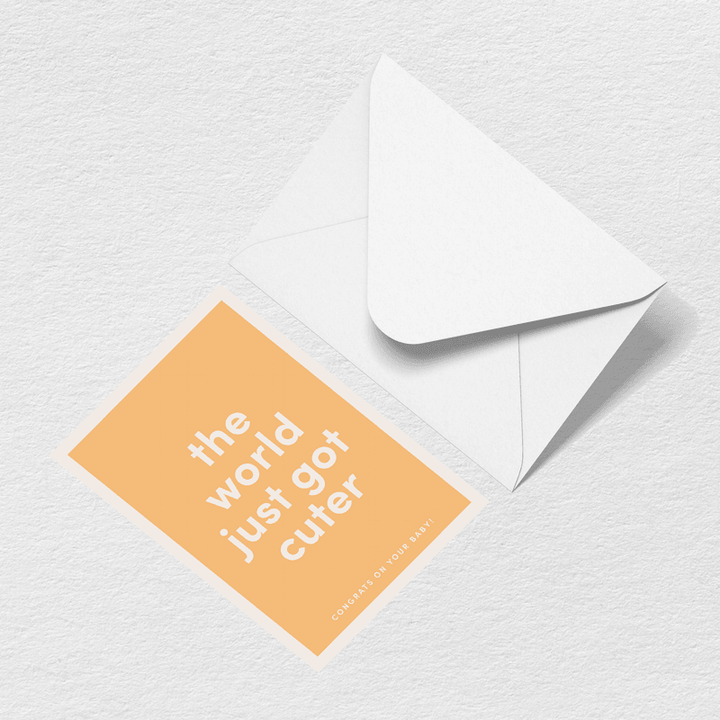 World Just Got Cuter Greeting Card Q2