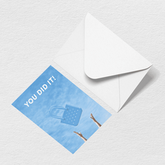 Graduation You Did It Greeting Card X5