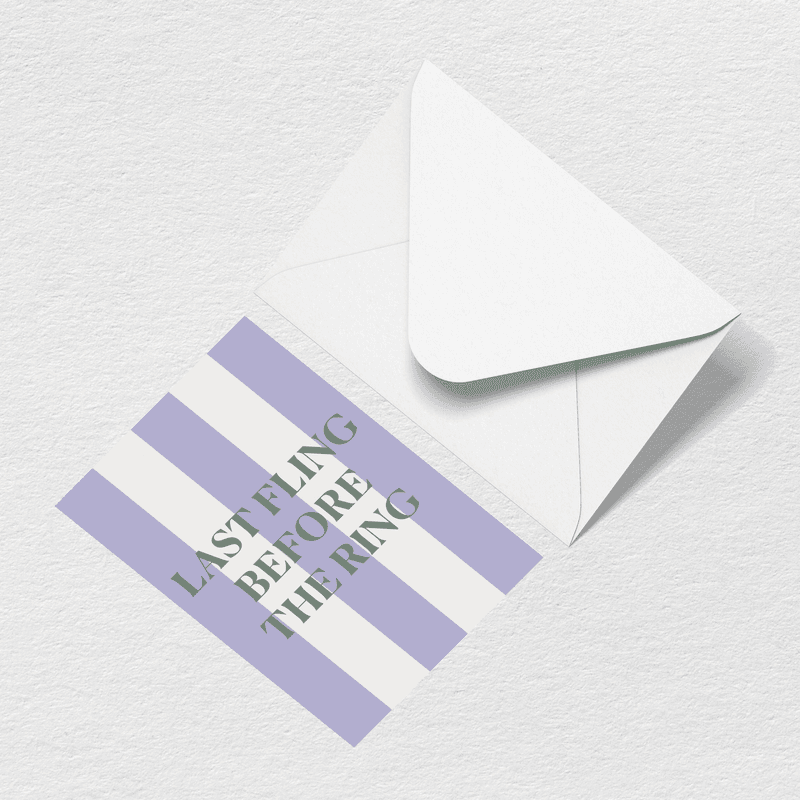 Last Fling Greeting Card Q7