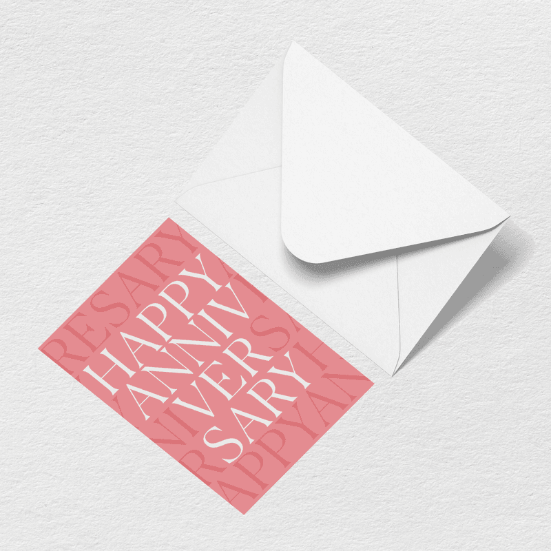 Happy Anniversary Greeting Card Y3